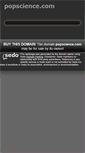 Mobile Screenshot of popscience.com